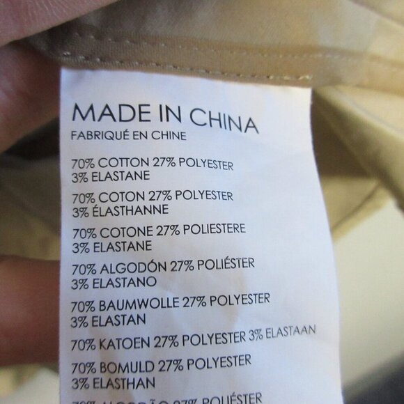 Club Monaco Women Pleated Tank Top S Beige Swing Blouse Cotton Blend Preppy 184 - Picture 4 of 11